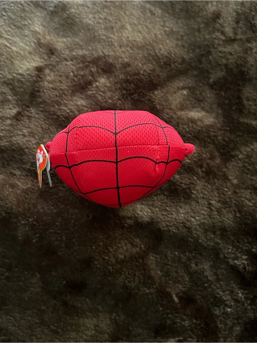 Ty Red & Blue Spider-Themed Plush